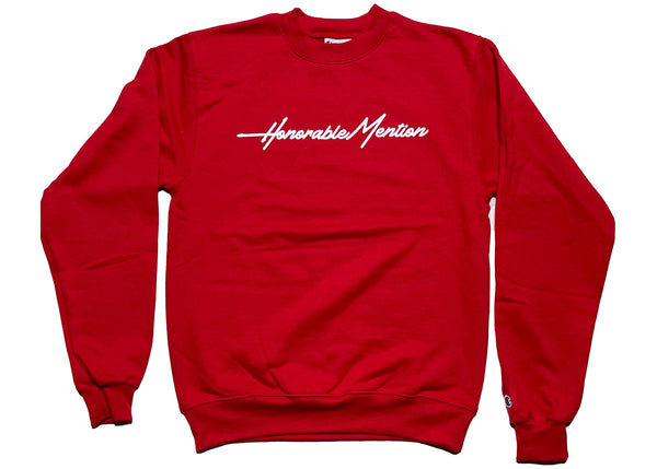 Red Sketch Crewneck